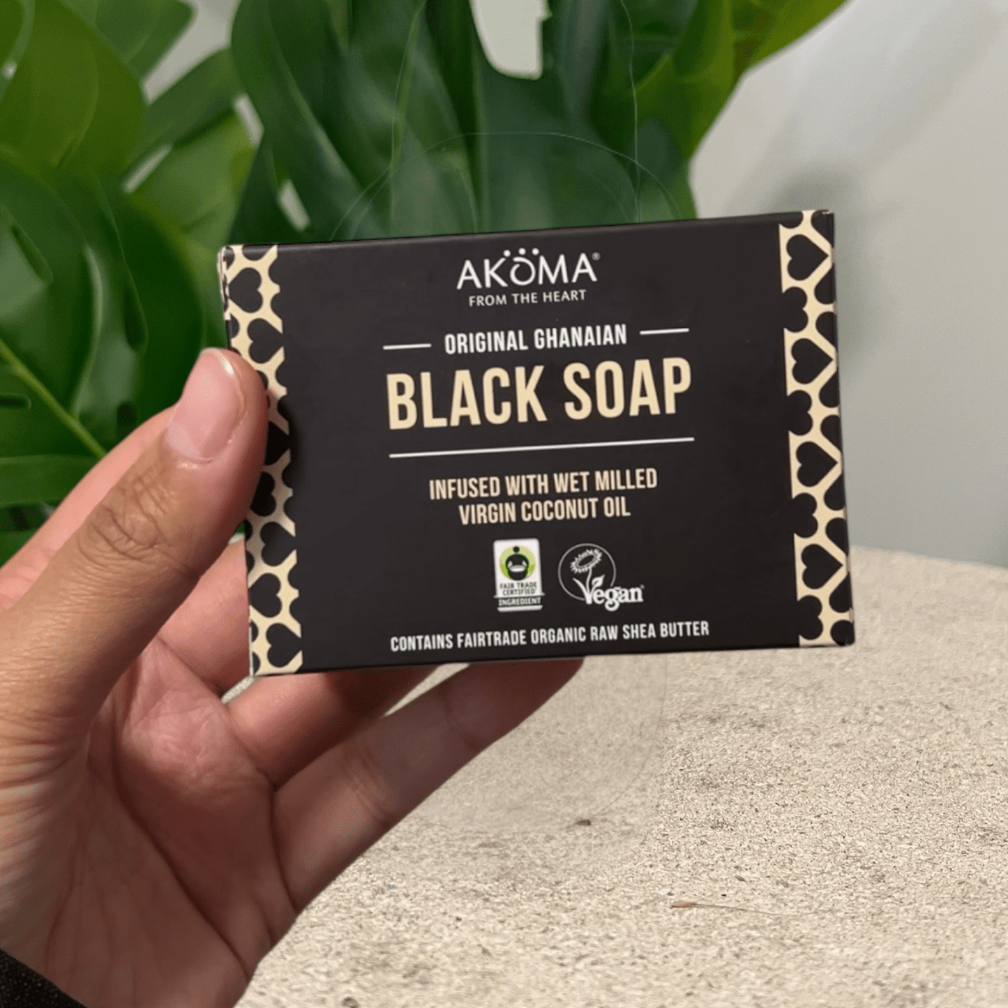 Authentic African Black Soap - 145g - Aafiyah Wellness Clinic